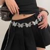 Butterfly Metal Waist Chain Accessories Dress Summer Thin Belt High-End Niche