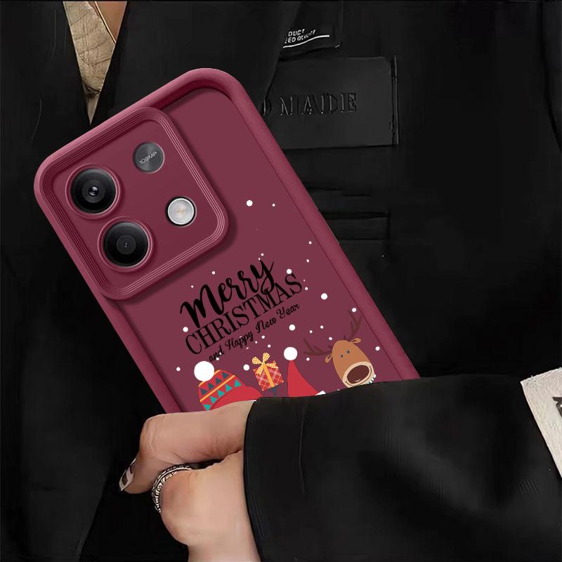 Чехол для телефона «С Рождеством» для Xiaomi Redmi Note 14 13 12 Pro Note 13 14 Pro Plus 5G 13 13C 4G 11 10 Pro Мягкий силиконовый ТПУ чехол