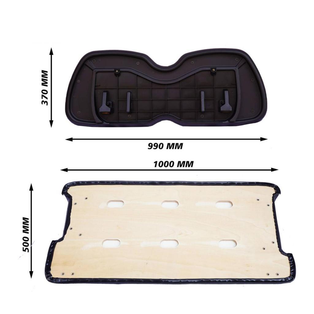 Front Seat Backrest Pad Easy to Install Recreational Vehicle