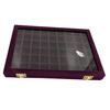 Velvet Stackable Jewelry Display Tray Case for Jewellery Earrings Jewelrys Holders Gray