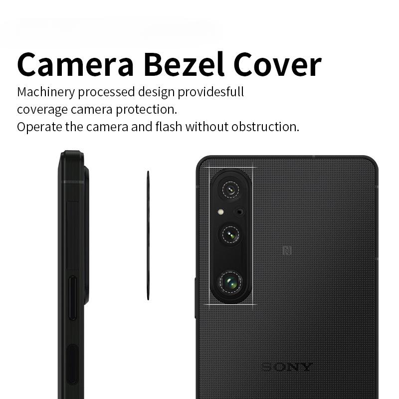 For Sony Xperia 1 V 10 V Metal Aluminum Camera Lens Protector Camera Lens Cover Case Protective Film For SONY Xperia1V Xperia10V