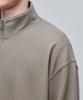 MUSINSA STANDARD Oversized Half Zip Sweatshirt [Dusty Beige]