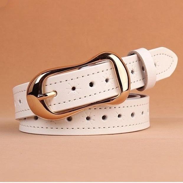 Women's Genuine Leather Casual Pin Buckle Belt - Versatile Korean Cowhide Waist Seal