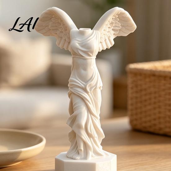 Elegant Winged Goddess Figurine of Victory Greek Home Printed Figurine 3D Office Desk Ornament Statue Artistic Sculpture for Bookshelf Decoration