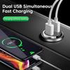200W Mini Car Charger USB Type C Metal Quick Charge 3.0 PD Port Fast Charging Phone Charger For Xiaomi iPhone 13 14 15 Pro Max