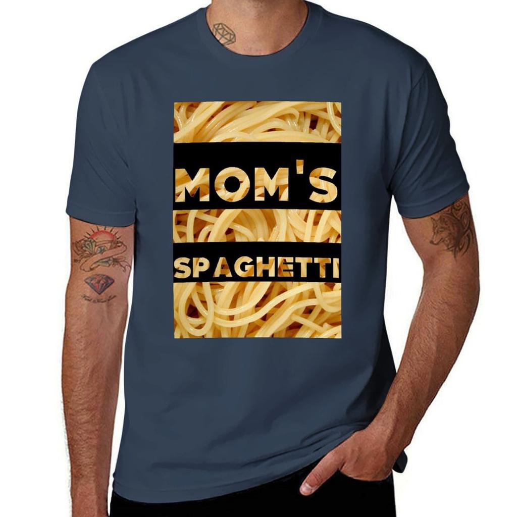 Moms Spaghetti Print Tshirt Festival Short Sleeve Tshirt