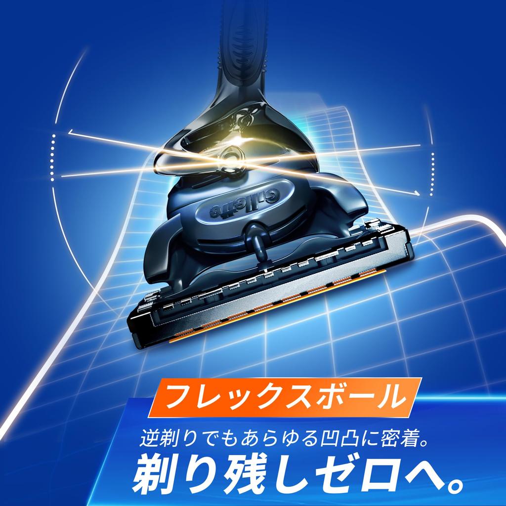 Gillette ProGlide Men's Razor 5-Blade Close Shave Flex Ball 3 Replacement Blades