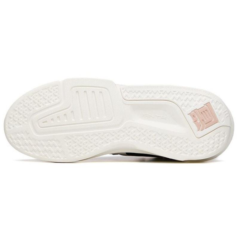 Anta Dominant 3.0 Кувшинка Нескользящие Износостойкие Низкие Скейт-Кеды Женские Бело-Розовые Кроссовки 122138081-3