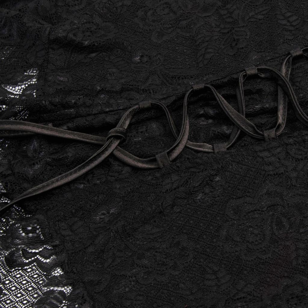 Готическое средневековое черное кружевное платье Лолиты для женщин