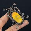 Яшма в форме бабочки, шмель, драгоценный камень, чистая медная проволока, обернутая подвеска ручной работы, ювелирное изделие, подарок для нее