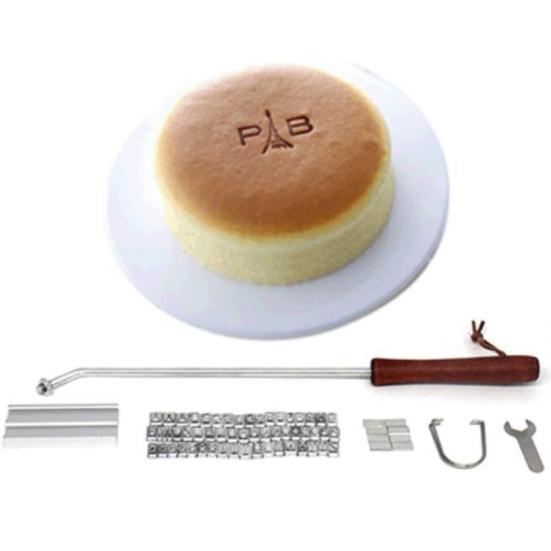 Yousheng Barbecue Branding Iron Custom Branding Iron Stamp with Changeable Letters for Steaks Cakes Burgers Grilling Accessories
