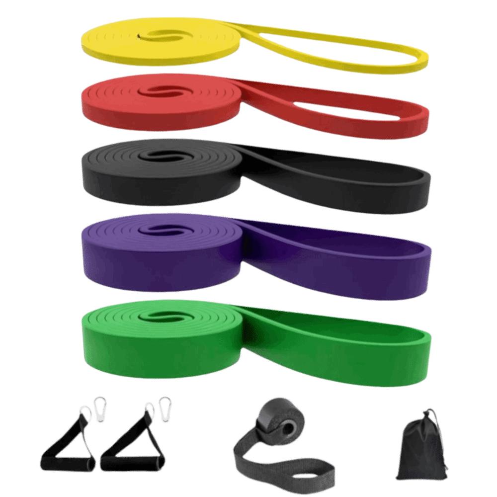 Набор эспандеров 9 шт. для длительного использования, ленты для йоги и растяжки, для силовых тренировок