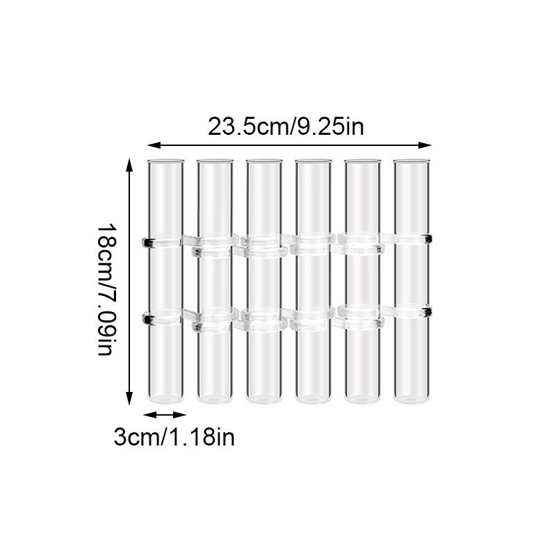 1 компл. стеклянная ваза с цветочным рисунком, ваза для гидропоники, ваза для пробирки, украшение для дома в скандинавском стиле