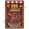 Vintage Tin Sign Dad`s BBQ Yard Outdoor Party Decoration BBQ Zone Metal Sign Plate Retro Barbecue Rules Slogan Decor Accessories