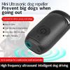 USB Rechargeable Portable Ultrasonic Dog Bark Control Device with LED Light Long Distance Outdoor Anti Bark Deterrent for Dogs