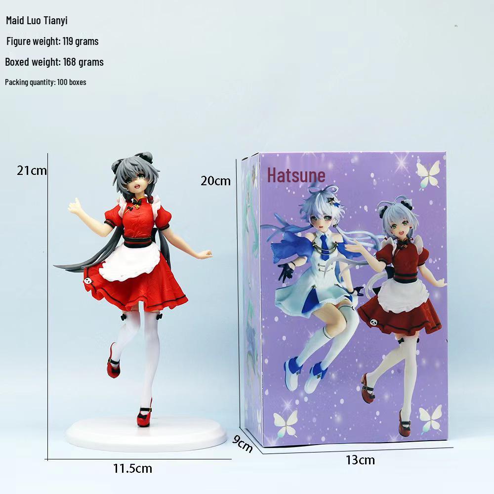 High-Quality Sakura Hatsune Miku PVC Doll with Decorative Chassis Ornaments