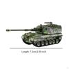 1/150 Scale Battle Tank Toy Diecast Alloy Model Party Favor Tracked Crawler Chariot Armored