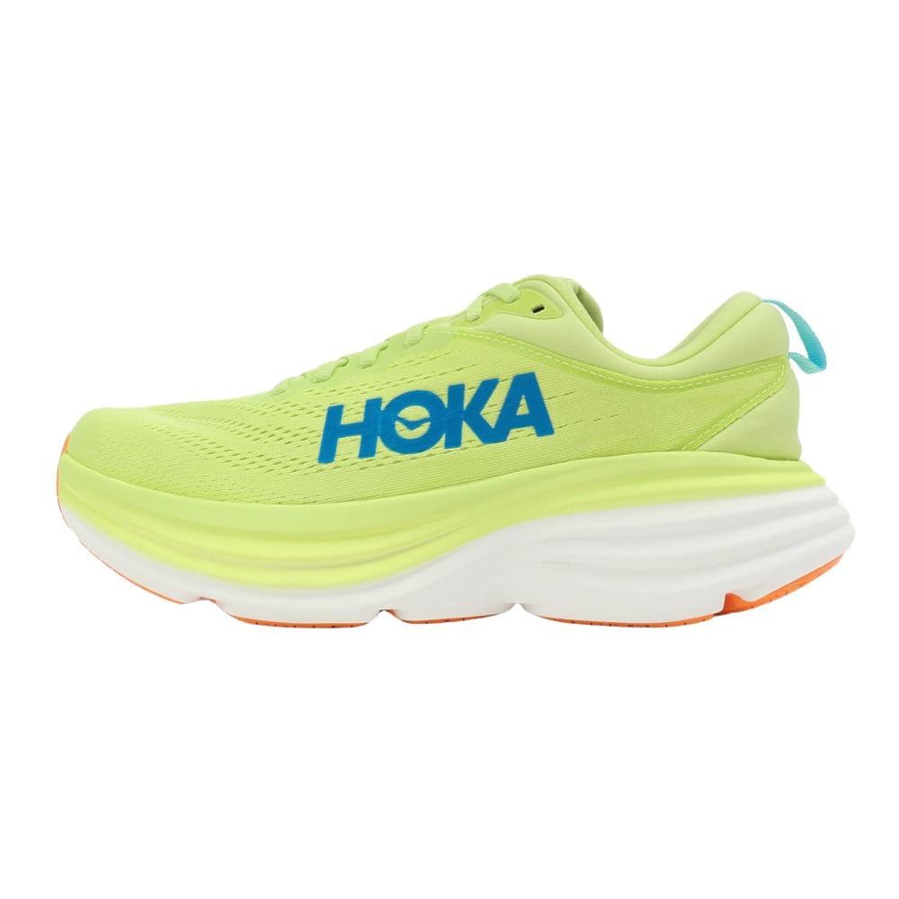 HOKA Bondi 8 Running Jogging Flash Size Shoes, Shoes, Yellow, 28.0, Men's, 1123202-LCS