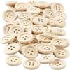 Unlacquered Wooden Buttons. Ref 403041