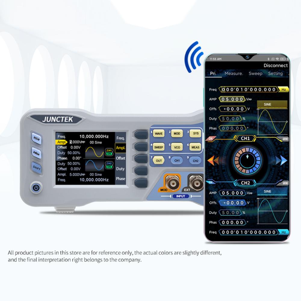 JDS8161 8181 Function Arbitrary Waveform Generator Dual Channel Signal Source 171MS/s 11bits Frequency Meter 61Mhz 81Mhz Tool