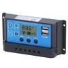 12V 24V 30A Solar Energy Charge Controller Automatic PWM LCD Dual USB Output Regulator