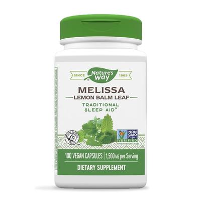 Лист мелиссы лимонной 1500 мг, 100 веганских капсул