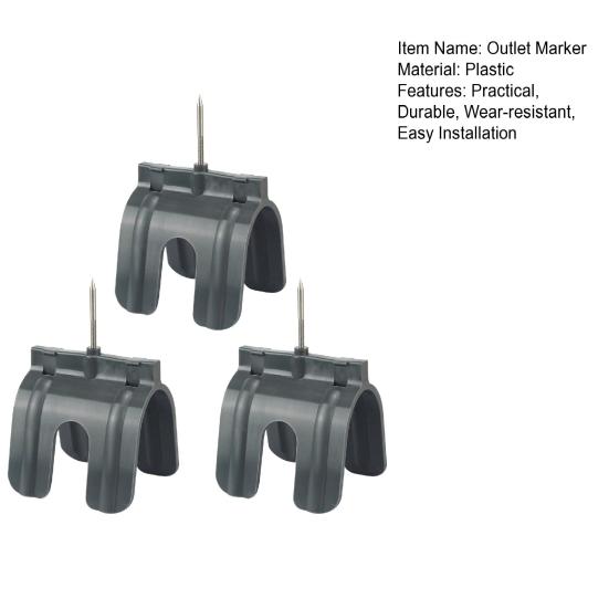 1 комплект маркера для розеток, простая установка, инструмент для маркировки розеток, локатор электрических розеток, защита проводов для гипсокартона