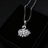 Pink Diamond Zircon Cyst Necklace Women's Light Luxury High-end Diamond Zircon Pendant