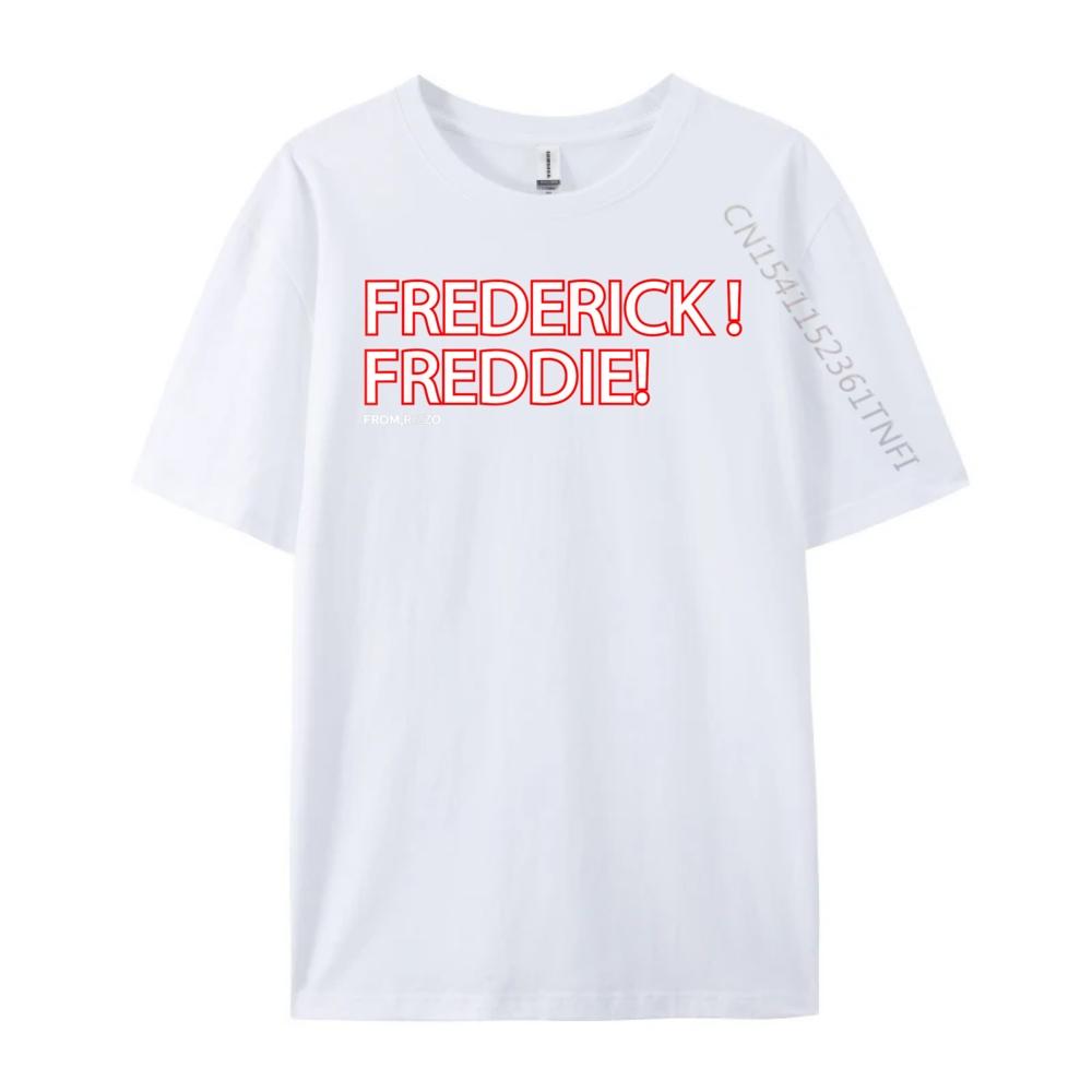 Frederick Freddie T Shirt Men 100 Cotton Halloween Mens Graphic Tshirts Autumn TShirts Fathers Day
