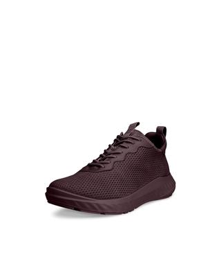 Женские кроссовки-ботинки ECCO ATH-1F из натуральной кожи, в стиле athleisure, цвет FIG, размер 23.0 см, 3E