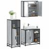 VidaXL Ensemble De Meubles De Salle De Bain 3 Pcs Sonoma Grey, Bathroom Cabinet, Bathroom Cupboard, Furniture of 3300968