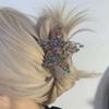 Sequin Glitter Star Shark Clip Pink Pentagonal Hair Crab Summer Hairpin  Women Girl Hair Accessory