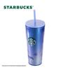 Стакан Starbucks «Ландыш» с двойными стенками и соломинкой