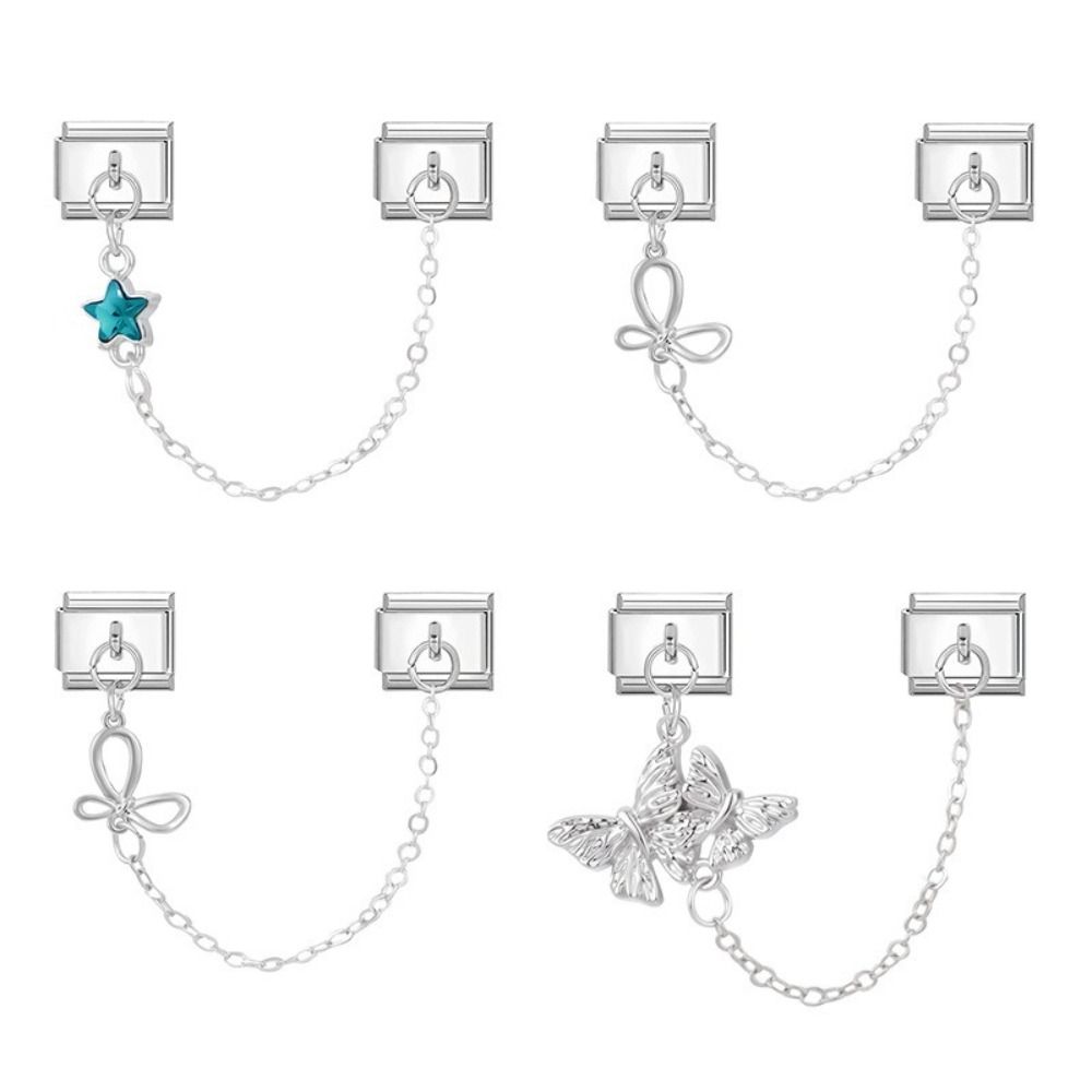 Double Chain Bracelet Charms Fit 9mm Bracelet DIY Bracelet Kit DIY Bracelet Making