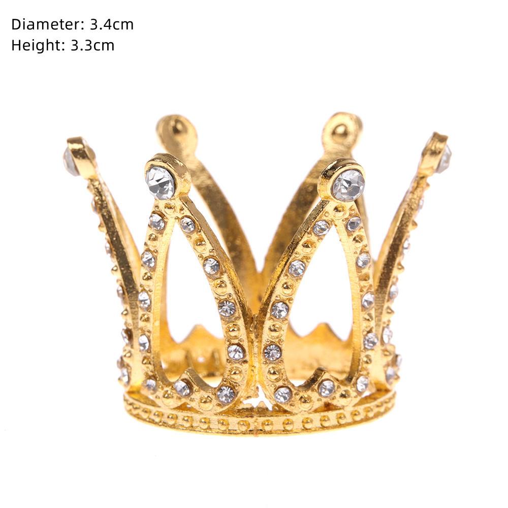 Корона со стразами для выпечки торта, украшение для головы, детские аксессуары для волос, принцесса, свадьба, день рождения, вечеринка, принадлежности, новый