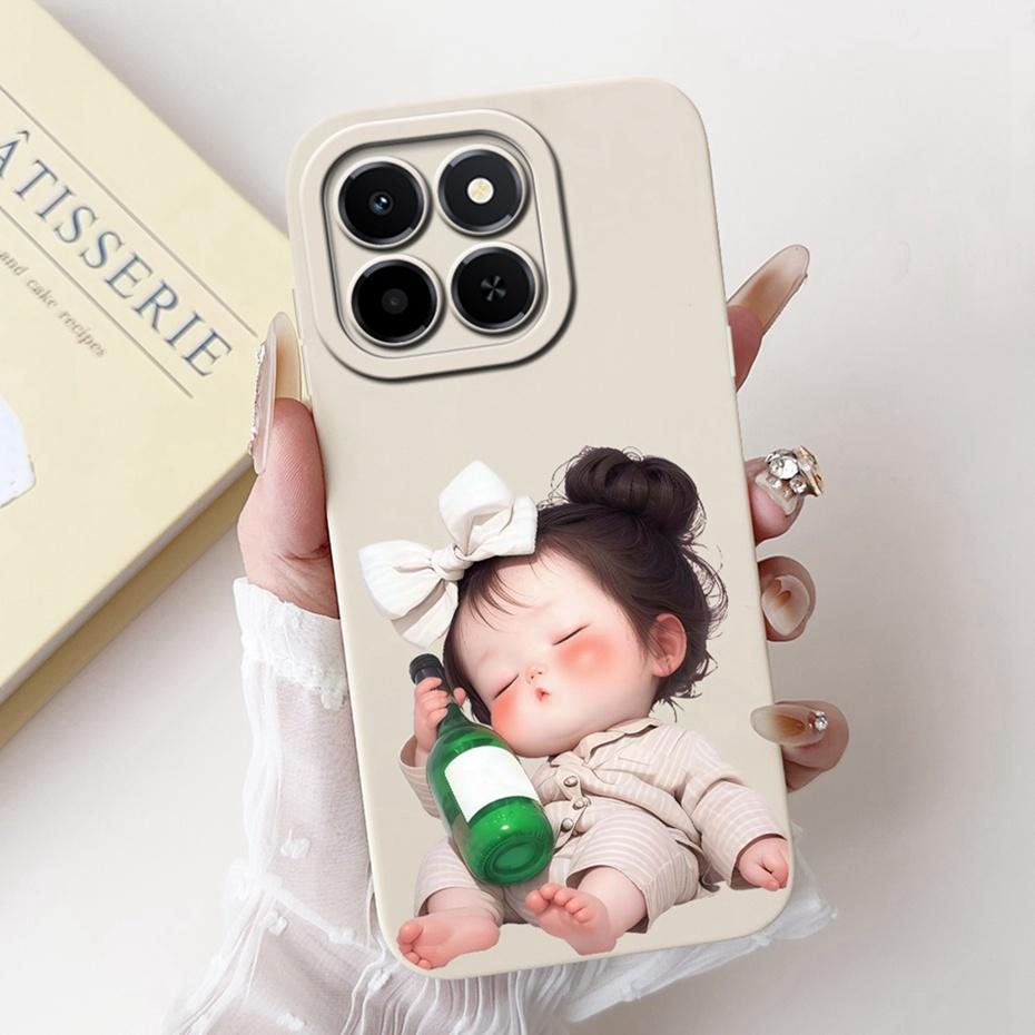 Cute Cartoon Phone Case For Honor X6c Soft Silicone Shockproof Cover For Honor X6C 4G NIC-LX1 LX2 LX3 Cases Bumpers