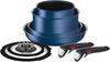 T-fal Pot and Frying Pan Set with S,8-piece set,IH Gas fires,Comes with 2 Dedicated Handles, Substances Such As PFOA "Ingenio Neo IH Blue Marquis