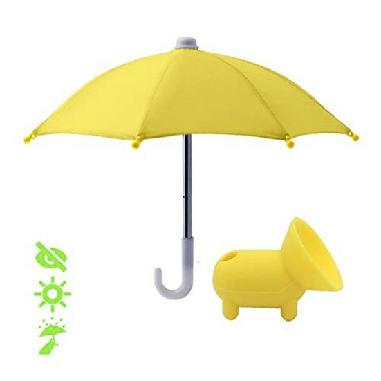 Cell Phone Umbrella Adjustable Suction Cup Phone Stand Holder Universal Outdoor Mobile Phone Sun Shade Cover Phone Accessories