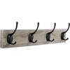 Wall-Mounted Clothes Hook Double-Hung Clothes Hook Hat Hook With 2 Screws