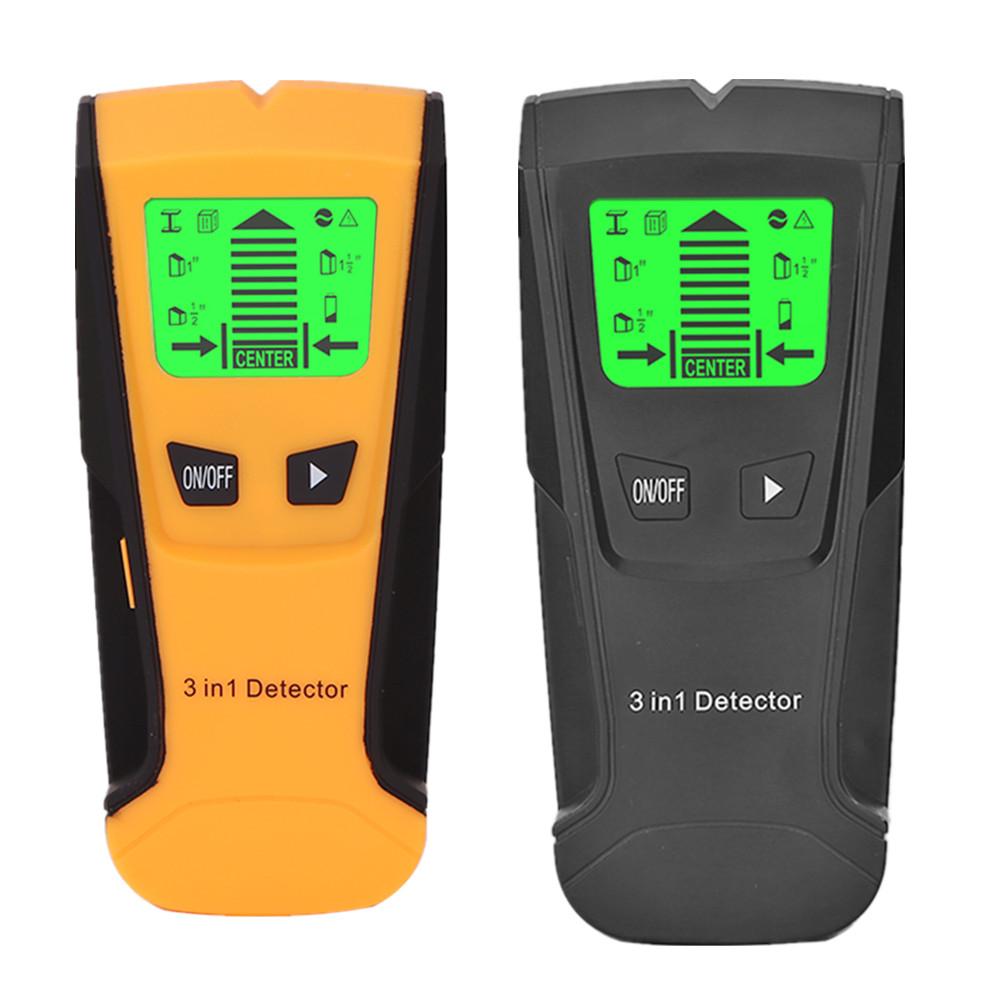3 в 1 настенный металлоискатель глубины профессиональный поиск металла, дерева, стоек переменного напряжения, проводов под напряжением настенный сканер искатель электрических коробок