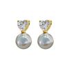 Простые серьги Love Pearl, легкие, роскошные, элегантные, модные, темпераментные серьги, универсальные серьги