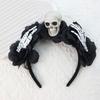 Halloween Decor Halloween Hair Hoop Simulation Flower Gothic Flower Hairband  Girls/Children