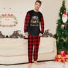 Рождественские семейные комплекты пижамы, домашняя одежда, семейные комплекты топов с длинными рукавами и брюк