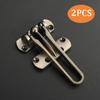 1/2PCS Anti-theft Buckle Door Buckle Door Bolt Door Lock Buckle Hasp Door Anti-lock Buckle Household Thickening Mute Anti-rust
