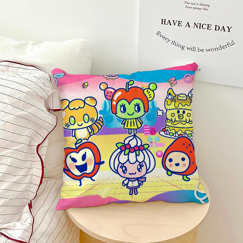 Забавная мультяшная наволочка T-Tamagotchi kuchipatchi, мягкая наволочка для дивана, гостиной, домашнего офиса, декора, защитные чехлы