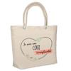 Sac De Plage - PLANETEE - Isotherme Couz Irremplaçable - Coton Beige - Grande Contenance - Anses Solides