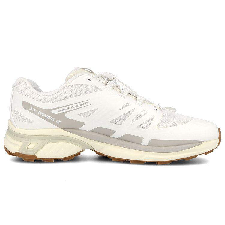 SALOMON XT-Wings 2 White Pantone Bright White Lunar Unisex Sneakers 417093
