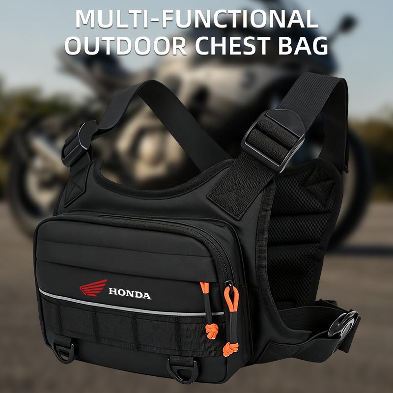 For Honda CB CB400 CB650F CBF Africa Twin CRF1100L CRF 1100 Tactical Pouch Camping Backpack Chest Pack Vest bag LR0