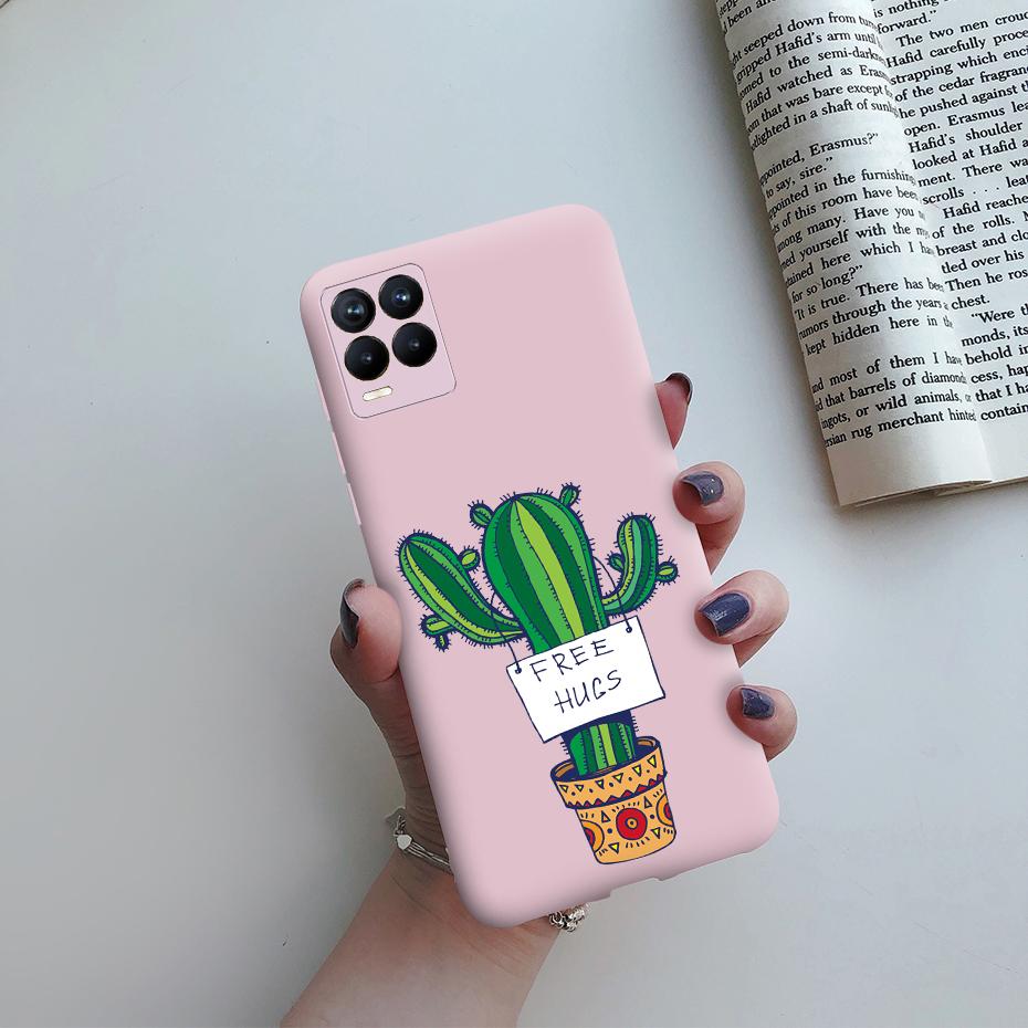 Чехол для Oppo Realme 8 Pro Милый Расписной ТПУ Силикон Ударопрочный Мягкий Задняя Крышка Телефона для Realme 8 Pro Глобальная Версия 6.4" Чехол