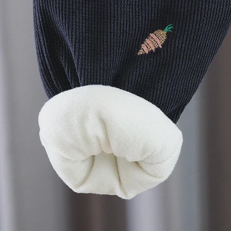 Детские брюки из утолщенного бархатного хлопка: Ультратеплая зимняя одежда для мальчиков и девочек